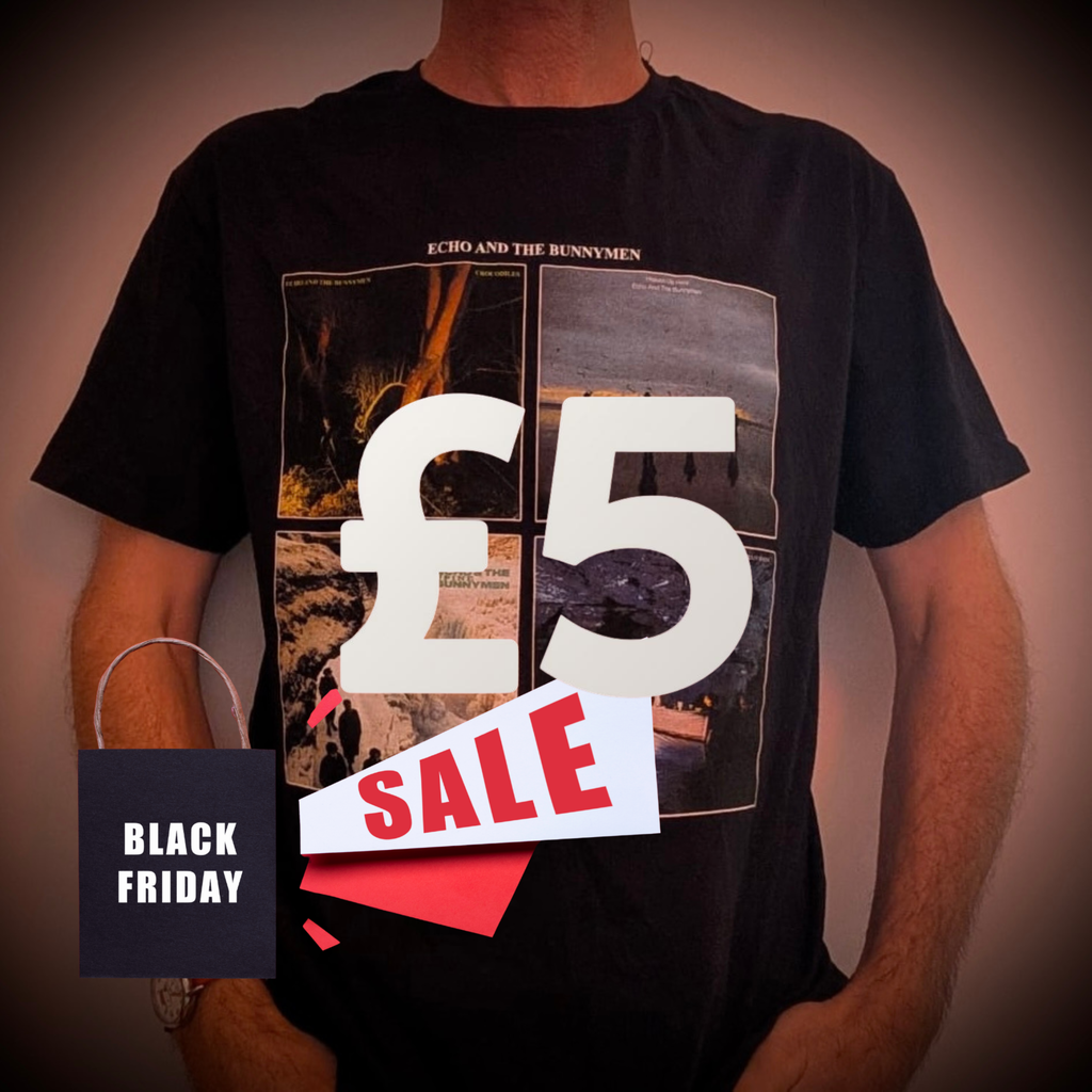 Official Echo & The Bunnymen ‘4 LP Cover’s’ USA & UK Tour Shirt 2022