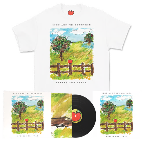 Echo & The Bunnymen Apples For Isaac - Black Vinyl + T-Shirt Bundle