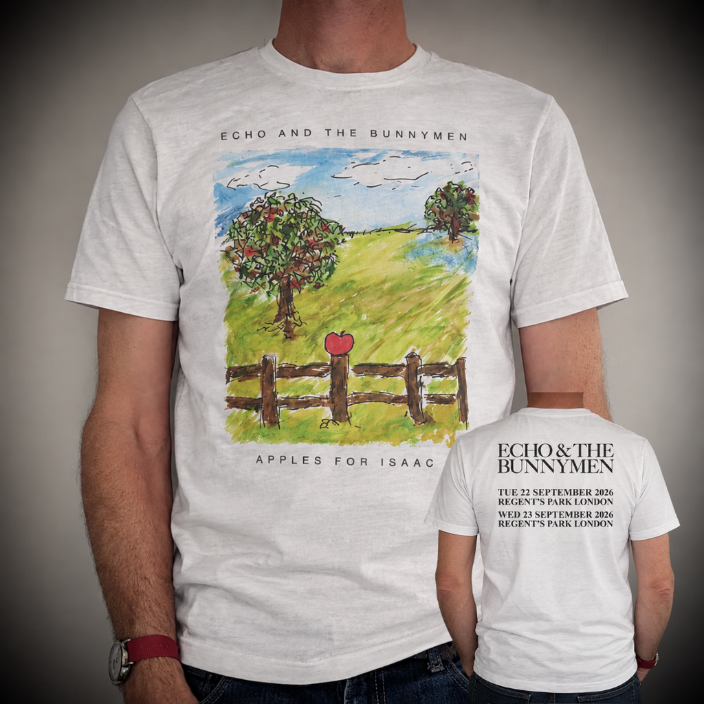 Official Echo & The Bunnymen Apples For Isaac Regent's Park Tour Shirt