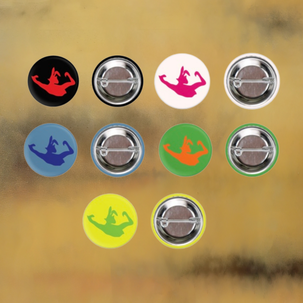 Echo & The Bunnymen set of 5 Bunny Creature button badges