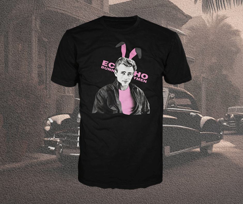 Echo & The Bunnymen Black James Dean T-Shirt