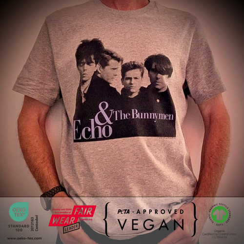 00s RICHARD CORMAN フォトTシャツ L 写真家 バレエ 当時物 Official Echo & The Bunnymen Vintage 1987 Grey Album T-Shirt
