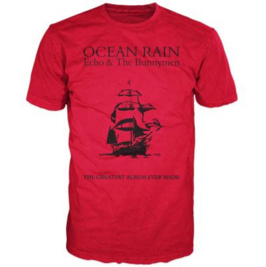 Echo & The Bunnymen Ocean Rain Ship Advert T-Shirt
