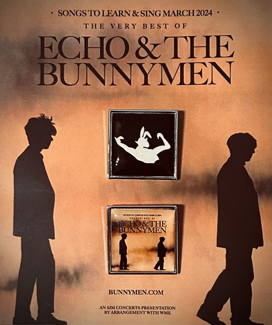 Official Echo & The Bunnymen Commemorative Tour Badge Set (UK Only)