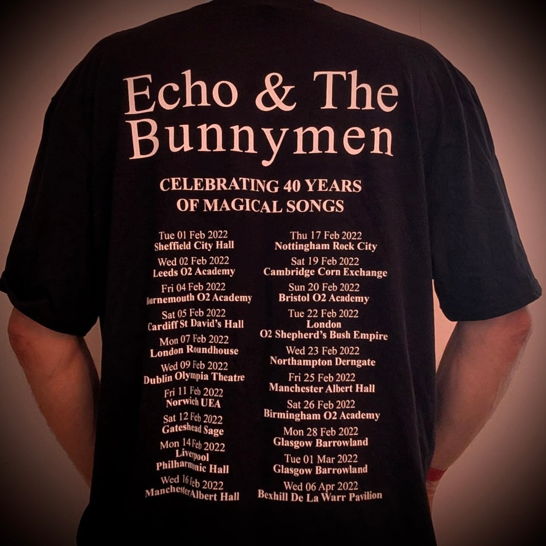 Official Echo & The Bunnymen ‘4 LP Cover’s’ USA & UK Tour Shirt 2022