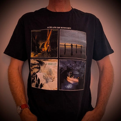 Official Echo & The Bunnymen ‘4 LP Cover’s’ USA & UK Tour Shirt 2022