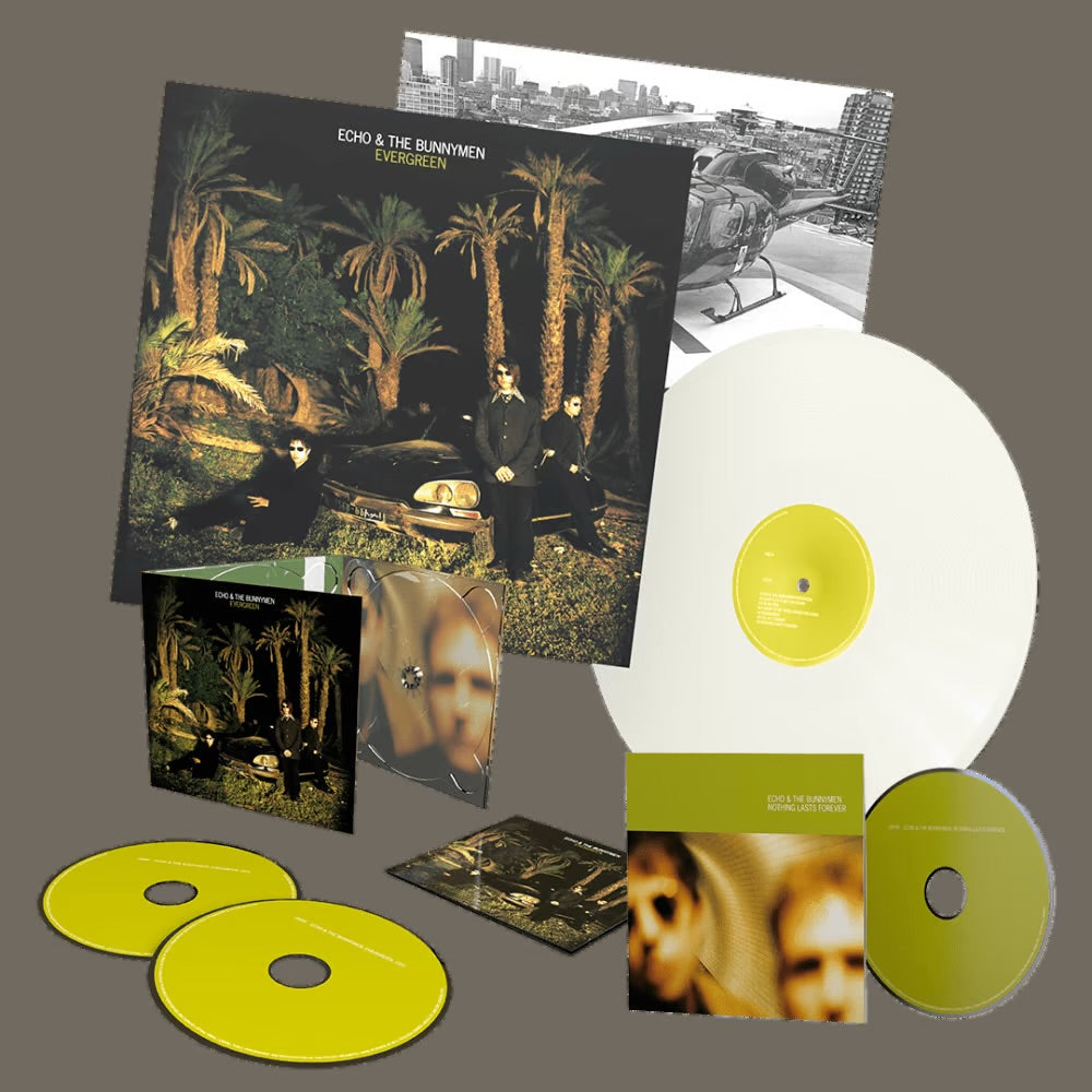 EVERGREEN (25TH ANNIVERSARY) WHITE COLOUR VINYL + DOUBLE CD + EXCLUSIVE 'NOTHING LASTS FOREVER' CD SINGLE