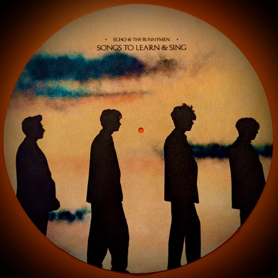 Official Echo & The Bunnymen Vinyl Slip Mat Songs To Learn & Sing
