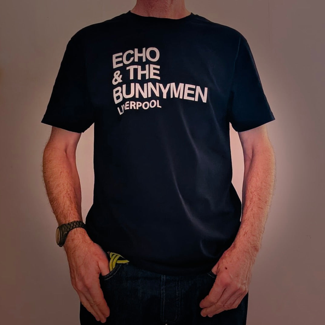Echo The Bunnymen Liverpool T Shirt Official Band Merchandise Echo The Bunnymen Liverpool T Shirt Official Band Merchandise
