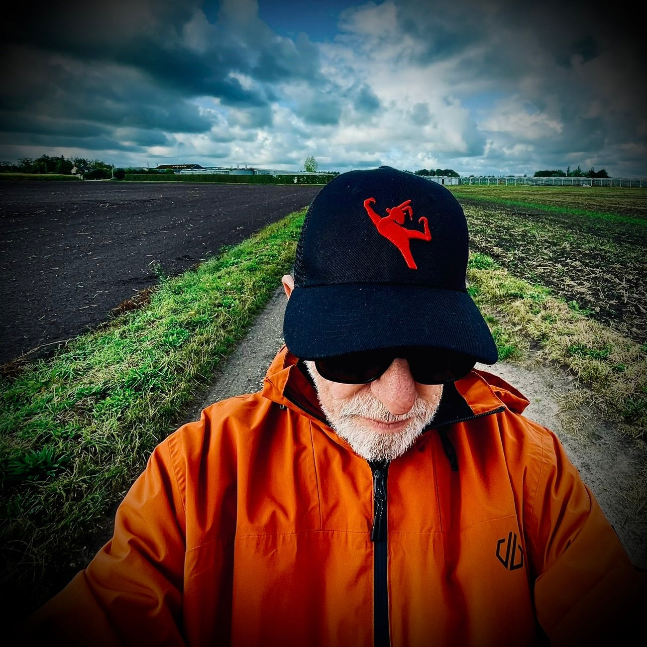 Will Sergeant wearing Echo & The Bunnymen Cap