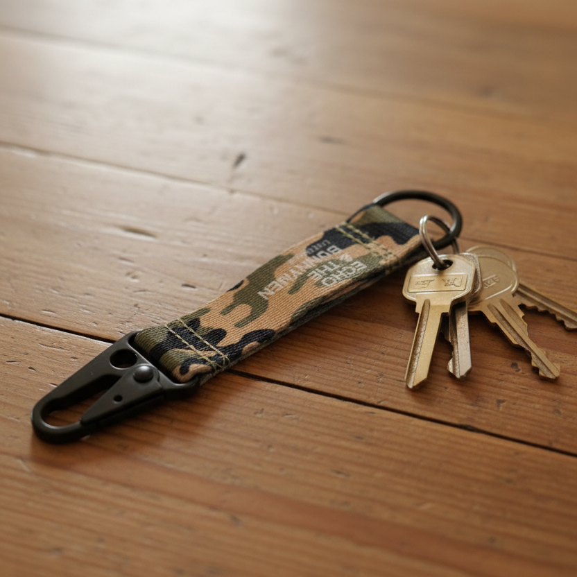Echo & The Bunnymen Camo Keyring