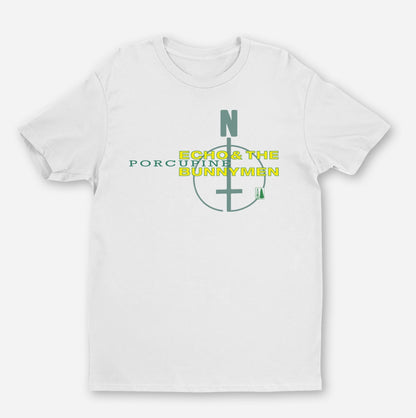 Official Echo & The Bunnymen Porcupine White T-Shirt
