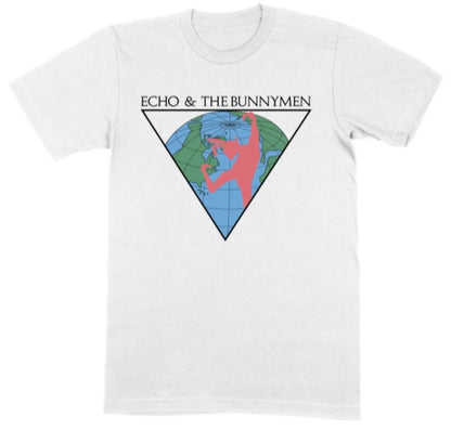 Official Echo & The Bunnymen 1986 Bunny Creature Tour T-Shirt.